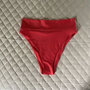 Aerie High Cut Cheeky Bikini Bottom Medium